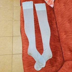 Sheer Blue Dior Knee High